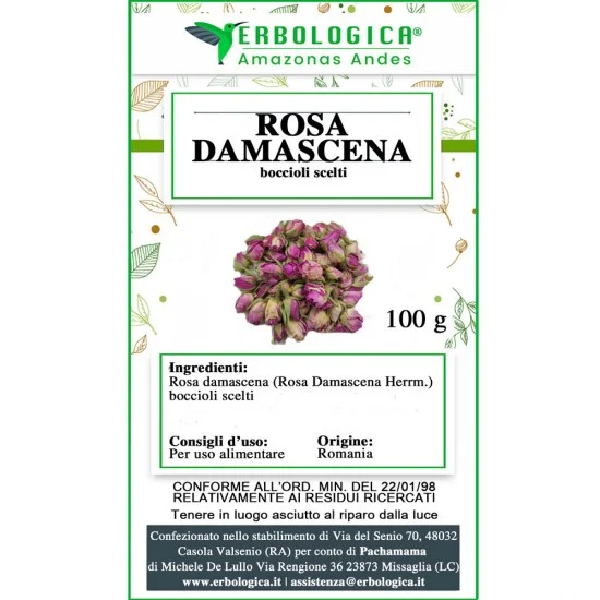 rosa damascena tisana