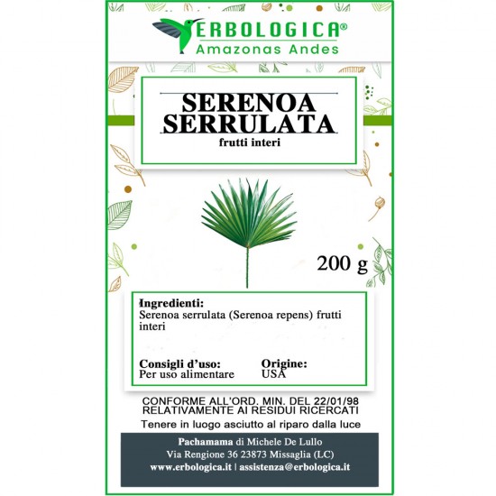 Serenoa serrulata frutti interi