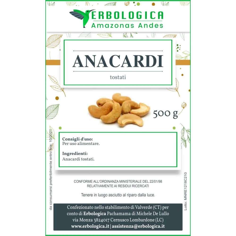 Vendita ANACARDI TOSTATI SALATI e all'ingrosso. Frutta secca all